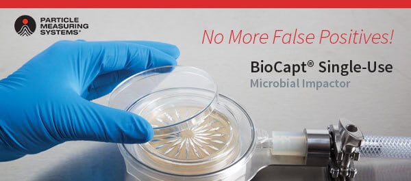 Particle Measuring Systems Announces the BioCapt® Single-Use Microbial Impactor for Air Sampling