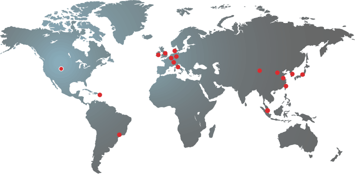 Local offices for consistent and effective support throughout the world.